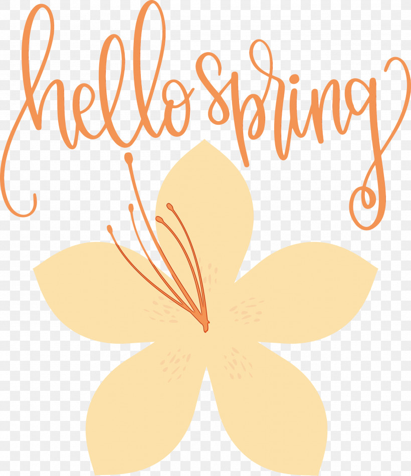 Floral Design, PNG, 2589x3000px, Hello Spring, Data, Floral Design, Paint, Restless Legs Syndrome Download Free