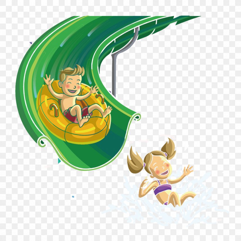 Water Park Playground Slide Water Slide Computer File, PNG, 1000x1000px, Water Park, Android, Art, Cartoon, Child Download Free