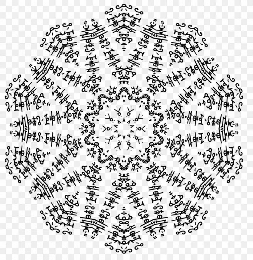 Circle Mandala Dotpainting, PNG, 883x905px, Mandala, Area, Black, Black And White, Doily Download Free