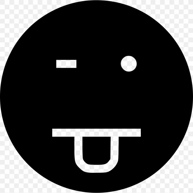 Emoticon Smiley Emoji, PNG, 980x982px, Emoticon, Area, Black And White, Computer Software, Emoji Download Free