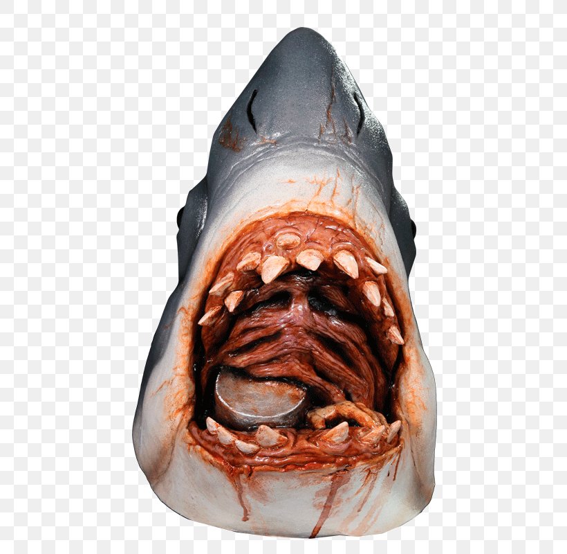 Jaws Bruce The Shark Mask Jaws Bruce The Shark Mask Latex Mask, PNG, 800x800px, Bruce, Animal Source Foods, Clothing, Costume, Great White Shark Download Free