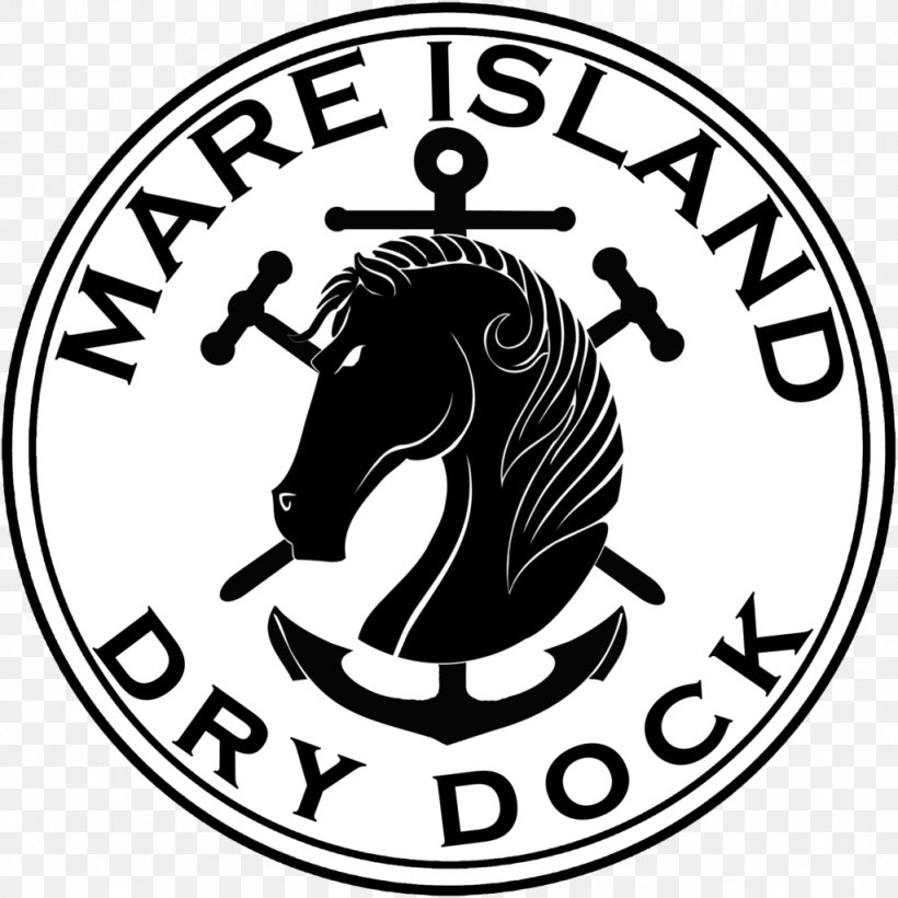 Mare Island Dry Dock LLC Logo Clip Art Horse, PNG, 1024x1024px, Logo, Animal, Area, Black And White, Brand Download Free