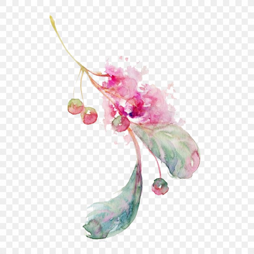 Watercolor Painting Drawing, PNG, 1000x1000px, Watercolor Painting, Color, Death, Drawing, Flora Download Free