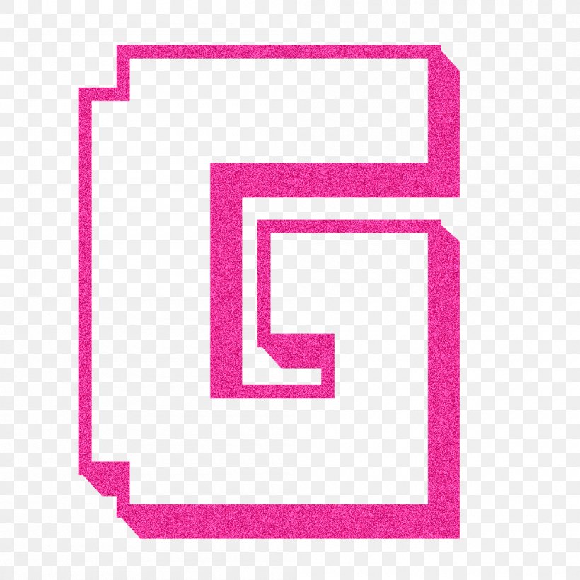 G Text Clipart 11., PNG, 1000x1000px, Number, Area, Brand, Magenta, Pink Download Free