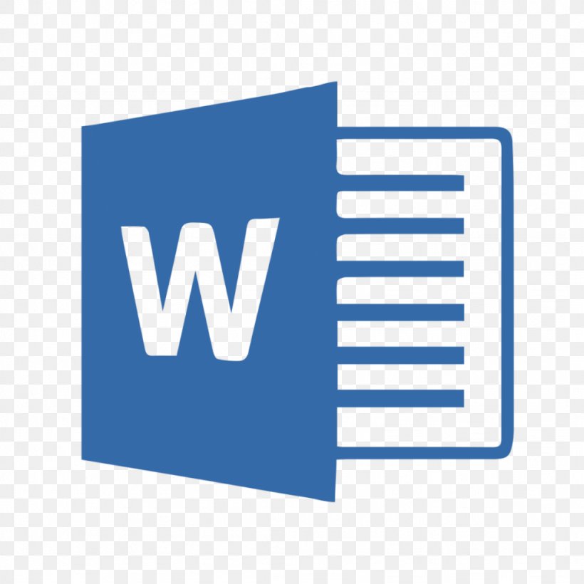 Microsoft Word Document Template Computer Software, PNG, 1024x1024px, Microsoft Word, Area, Blue, Brand, Computer Software Download Free