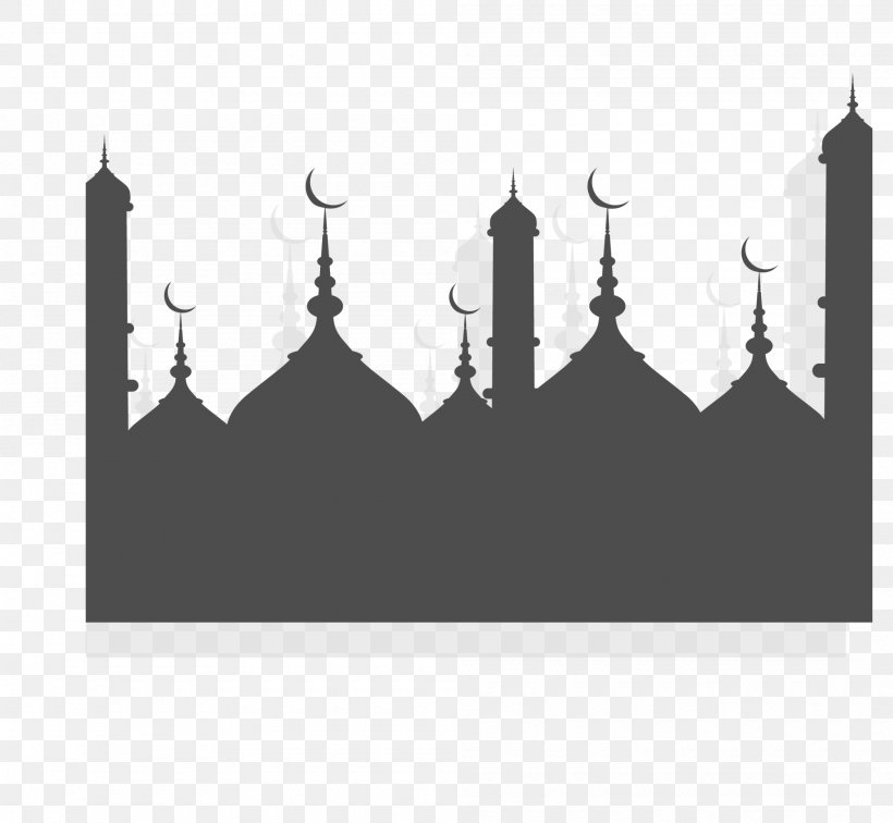 Ramadan Mosque Islam Illustration, PNG, 2000x1845px, Ramadan, Black, Black And White, Eid Alfitr, Eid Mubarak Download Free