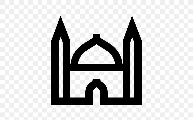 Symbol Mosque Font, PNG, 512x512px, Symbol, Area, Black And White, Brand, Dome Download Free