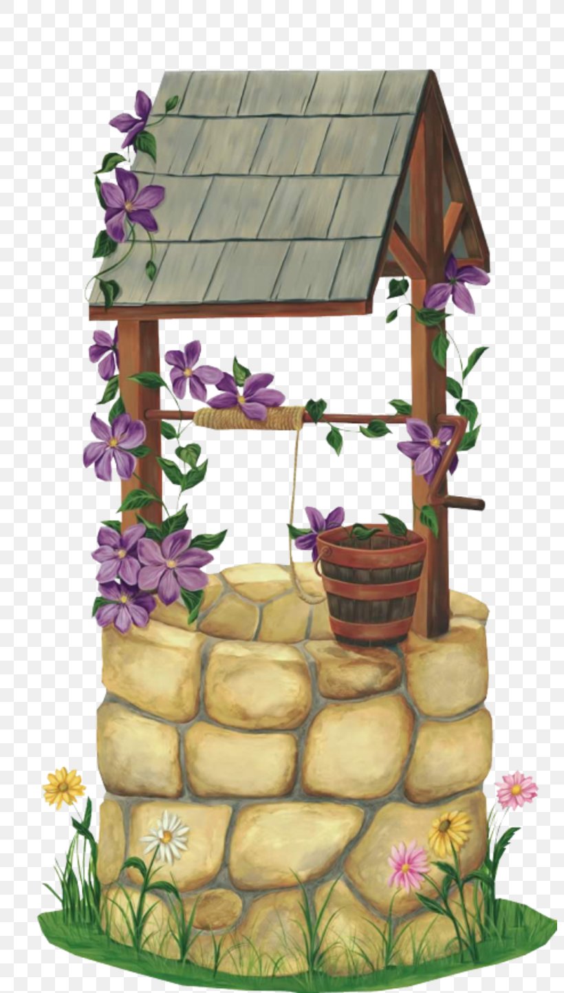 Wishing Well Water Well Clip Art, PNG, 800x1443px, Wishing Well, Drawing, Flower, Water Well, Wish Download Free