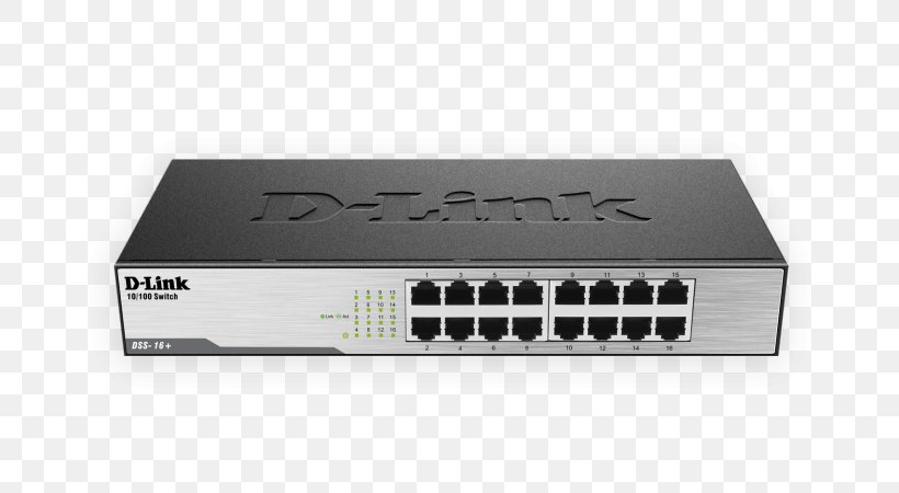 Network Switch Fast Ethernet Computer Network Gigabit Ethernet D-Link, PNG, 800x450px, Network Switch, Computer Network, Computer Port, Dlink, Dlink Des 1024d Download Free