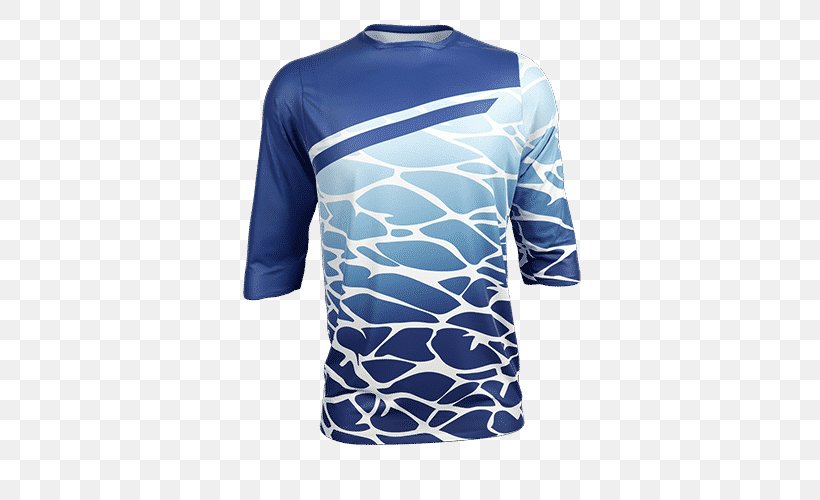 T-shirt Cycling Jersey Sleeve, PNG, 500x500px, Tshirt, Active Shirt, Bicycle, Bicycle Shorts Briefs, Blue Download Free