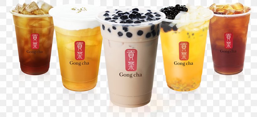 Tea Gong Cha Juice Non-alcoholic Drink, PNG, 1205x552px, Tea, Drink, Flavor, Glass, Gong Cha Download Free