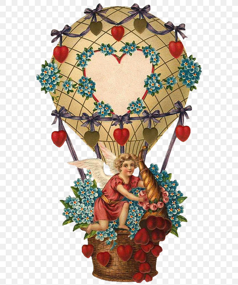 Hot Air Balloon Christmas Ornament Clip Art, PNG, 571x982px, Balloon, Angel, Ansichtkaart, Art, Christmas Ornament Download Free