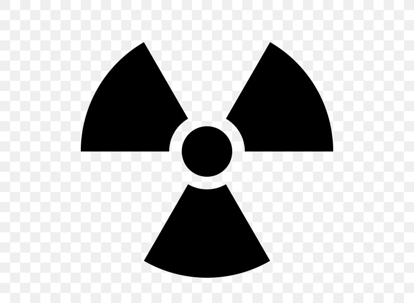 Radiation Radioactive Decay Hazard Symbol Clip Art, PNG, 600x600px, Radiation, Biological Hazard, Black, Black And White, Hazard Download Free