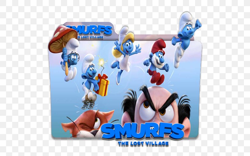 The Smurfs Animated Film Smurfette Das Verlorene Dorf Cartoon, PNG, 512x512px, 2017, Smurfs, Action Figure, Animated Film, Cartoon Download Free