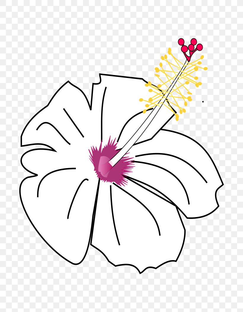 Cut Flowers Mallows Hibiscus, PNG, 744x1052px, Flower, Area, Art, Artwork, Bud Download Free