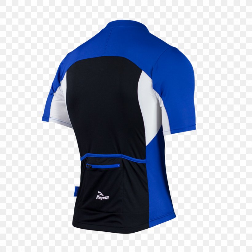 T-shirt Sleeve Jersey Shoulder Uniform, PNG, 1000x1000px, Tshirt, Active Shirt, Bicycle, Black, Blue Download Free