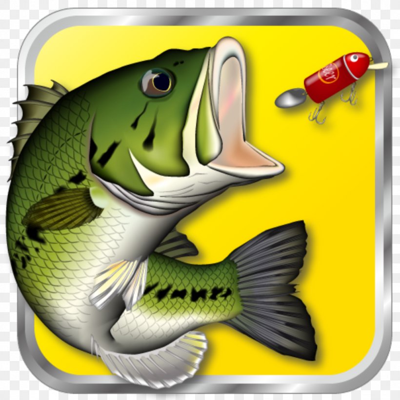Virtual Bass Fishing 3D Real Fishing Games Micropterus Angling, PNG, 1024x1024px, Fishing Games, Amphibian, Android, Angling, Bait Download Free