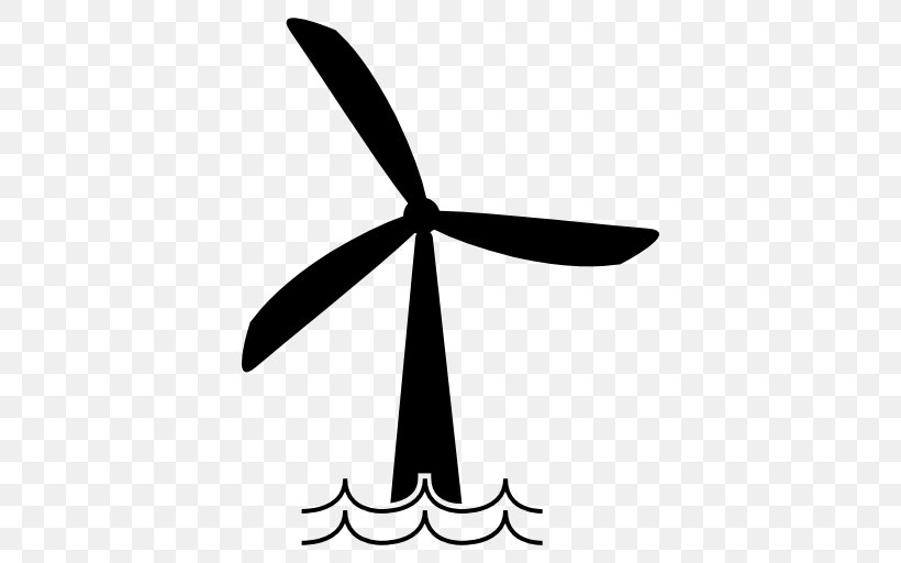 Wind Farm Wind Turbine Wind Power Windmill, PNG, 512x512px, Wind Farm, Artwork, Black And White, Business, Drawing Download Free