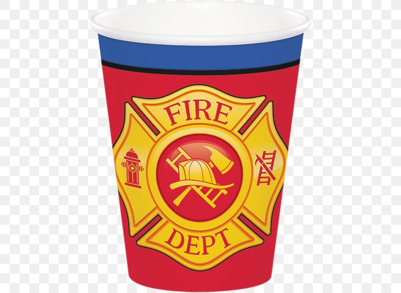 Firefighter's Helmet Fire Engine Party Birthday, PNG, 600x600px, Firefighter, Birthday, Cup, Drinkware, Fire Download Free