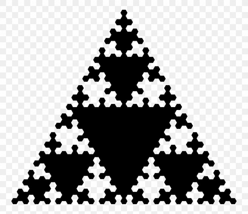Penrose Triangle Sierpinski Triangle Worksheet Clip Art, PNG, 900x779px, Penrose Triangle, Black, Black And White, Christmas Decoration, Christmas Tree Download Free