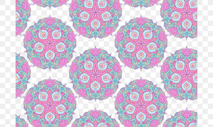 Euclidean Vector Pattern, PNG, 700x490px, Motif, Mandala, Ornament, Pink, Textile Download Free