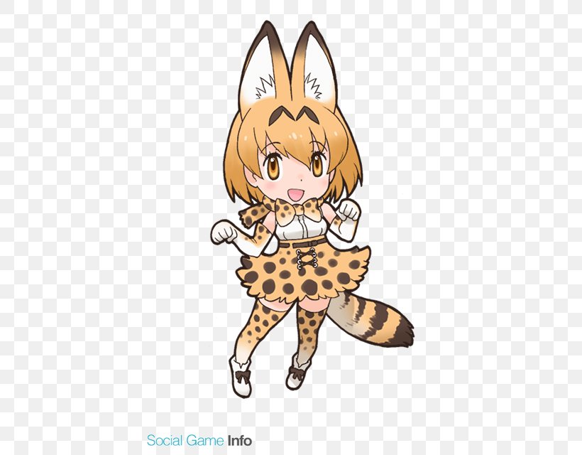 Kemono Friends けものフレンズぱびりおん Serval Raccoon Hippopotamus, PNG, 426x640px, Watercolor, Cartoon, Flower, Frame, Heart Download Free