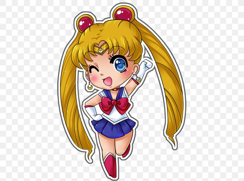 Sailor Moon Chibiusa Sailor Mercury Sailor Jupiter Luna, PNG, 455x609px, Watercolor, Cartoon, Flower, Frame, Heart Download Free