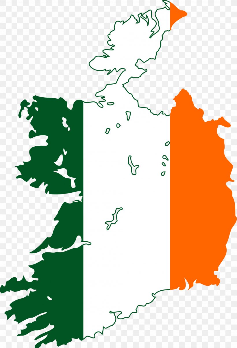 Flag Of Ireland World Map, PNG, 2000x2930px, Ireland, Area, Artwork, Blank Map, Border Download Free