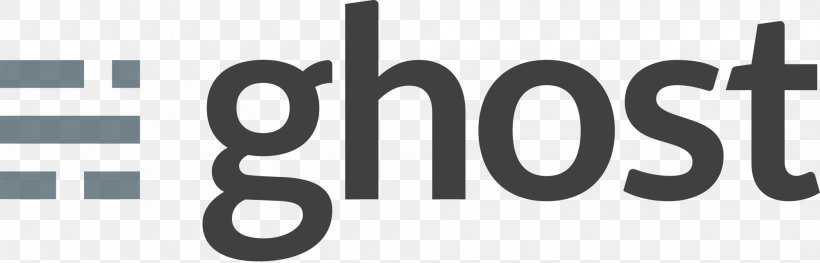 Ghost Blog Publishing DigitalOcean Logo, PNG, 2000x642px, Ghost, Black And White, Blog, Brand, Computer Servers Download Free