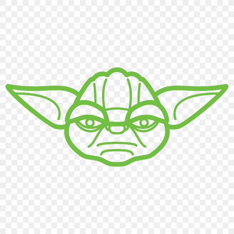 Yoda Obi-Wan Kenobi Drawing Clip Art, PNG, 1200x1200px, Yoda, Area, Character, Coloring Book, Crayola Download Free