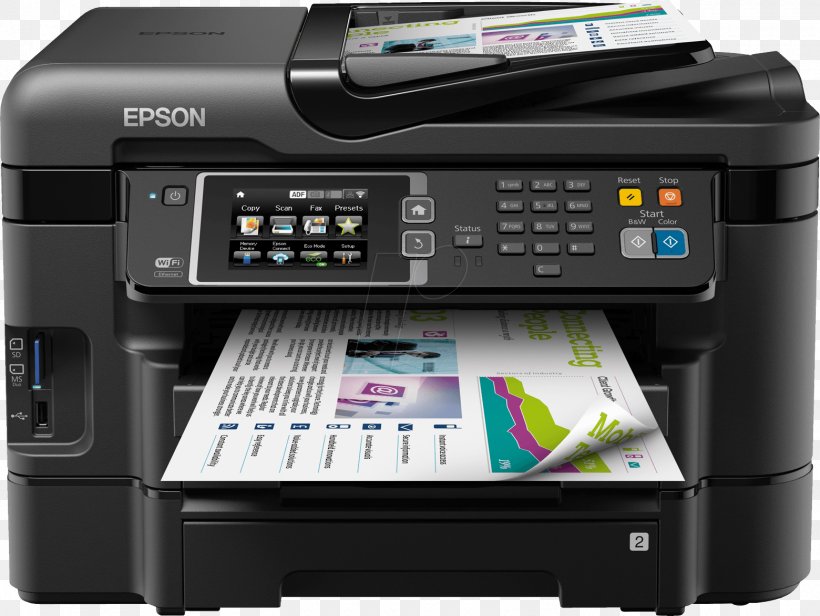 Epson Multi-function Printer Inkjet Printing Computer Software, PNG, 1560x1173px, Epson, Computer Software, Electronic Device, Electronics, Fax Download Free