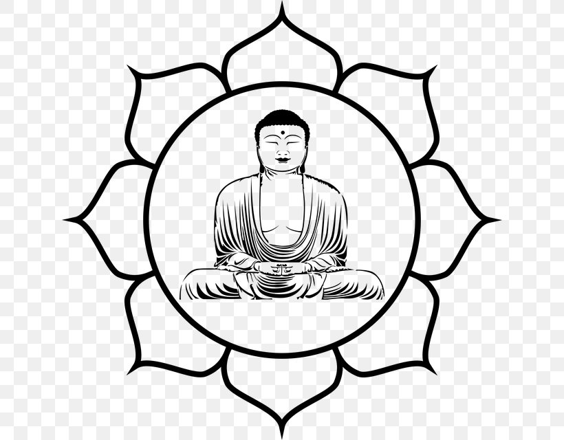 Buddhist Symbolism Buddhism Dharmachakra Padma, PNG, 640x640px, Buddhist Symbolism, Art, Artwork, Ashtamangala, Black Download Free