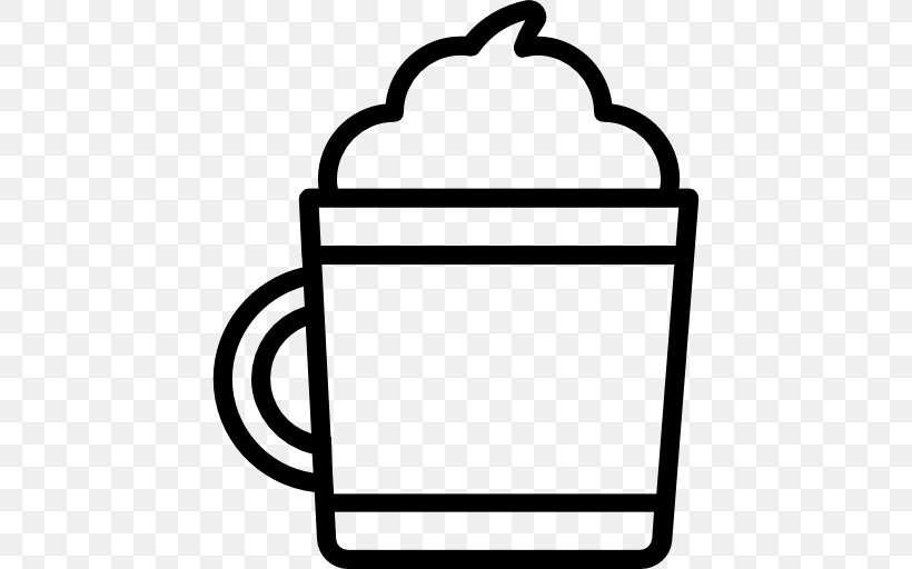Hot Chocolate Coffee Cup Cafe Clip Art, PNG, 512x512px, Hot Chocolate, Black And White, Cafe, Chocolate, Coffee Download Free