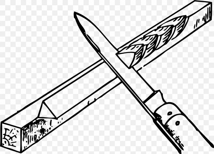 Knife Tool Wood Clip Art, PNG, 1280x921px, Knife, Black And White, Diagram, Drawing, Line Art Download Free