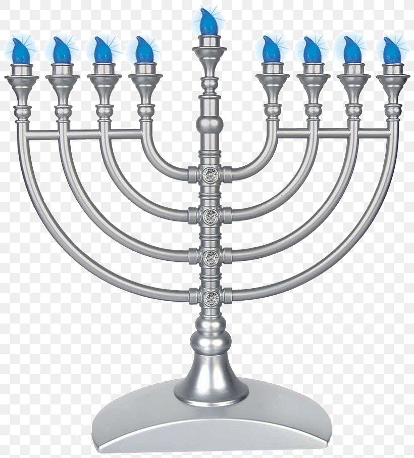 Menorah Hanukkah Jewish Holiday Judaism Jewish Ceremonial Art, PNG, 818x906px, Menorah, Battery, Candle, Candle Holder, Hanukkah Download Free