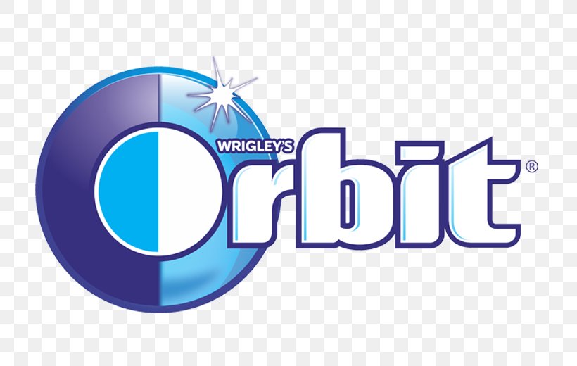 Chewing Gum Orbit Logo Wrigley Company Extra, PNG, 720x520px, Chewing Gum, Area, Blue, Brand, Bubble Yum Download Free