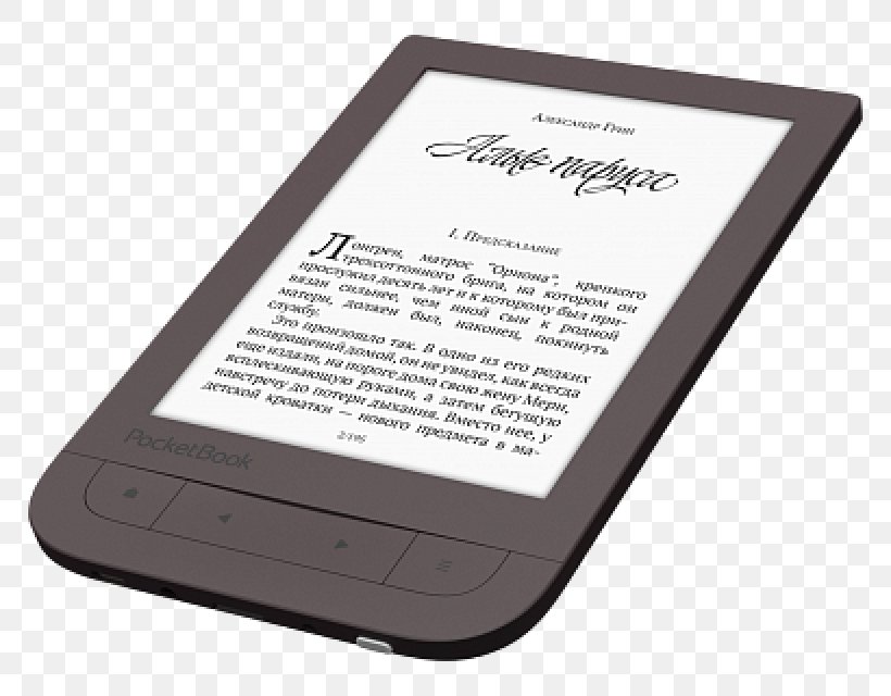 EBook Reader 15.2 Cm PocketBookTOUCH HD E-Readers PocketBook International EBook Reader 15.2 Cm PocketBookTouch Lux E Ink, PNG, 800x640px, Ereaders, Amazon Kindle, Book, Display Device, Display Resolution Download Free