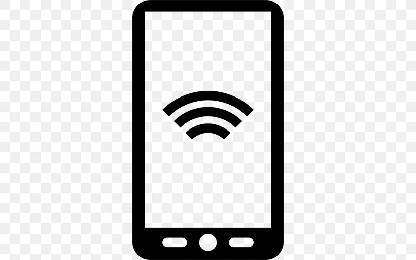 Mobile Phones Wi-Fi Mobile Broadband Internet Access Handheld Devices, PNG, 512x512px, Mobile Phones, Black, Black And White, Handheld Devices, Hotspot Download Free