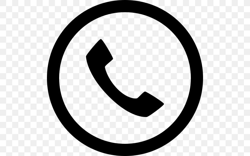 Telephone Call IPhone Symbol, PNG, 512x512px, Telephone, Area, Black And White, Brand, Email Download Free