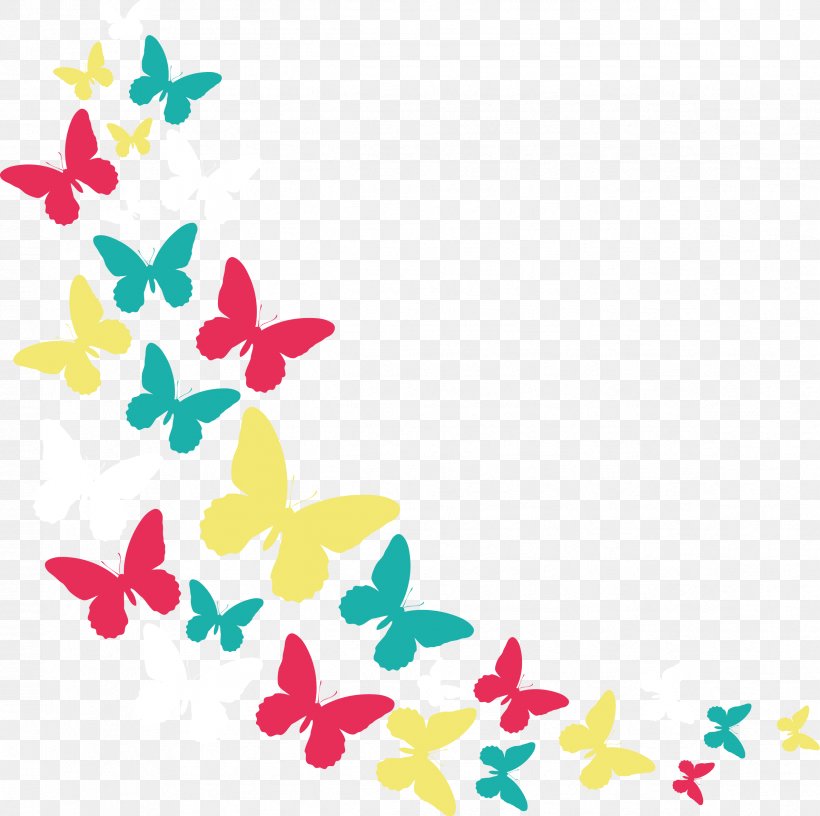 Butterfly Moth Euclidean Vector, PNG, 2377x2368px, Butterfly, Area, Butterflies And Moths, Floral Design, Flower Download Free