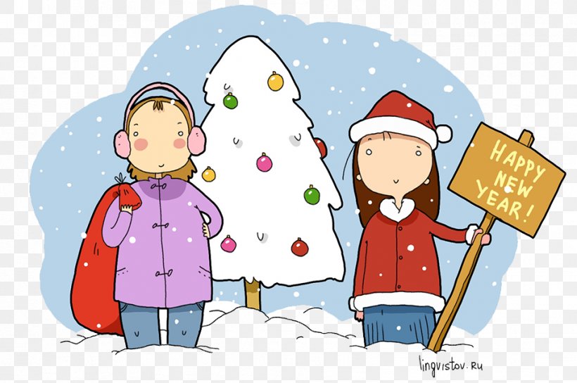 Christmas Ornament New Year Santa Claus English, PNG, 958x636px, Christmas, Art, Cartoon, Child, Christmas Decoration Download Free