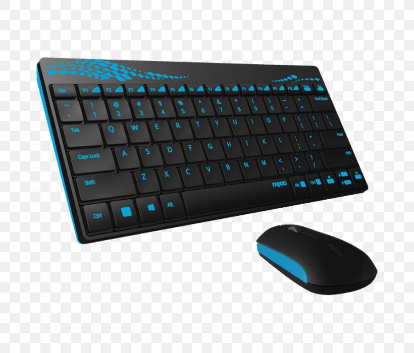 Computer Keyboard Computer Mouse Wireless Keyboard Rapoo, PNG, 700x700px, Computer Keyboard, Apple Wireless Mouse, Computer Accessory, Computer Component, Computer Hardware Download Free