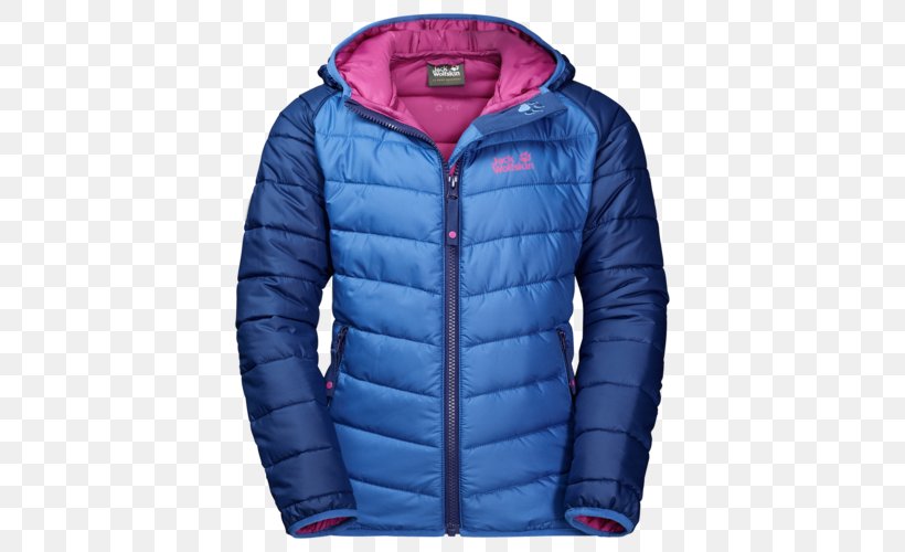 Hood Shell Jacket Jack Wolfskin Clothing, PNG, 500x500px, Hood, Blue, Clothing, Cobalt Blue, Electric Blue Download Free