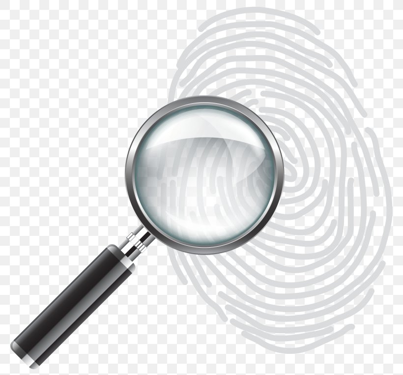 Magnifying Glass Fingerprint Clip Art, PNG, 800x763px, Magnifying Glass, Criminal Investigation, Fingerprint, Glass, Hardware Download Free