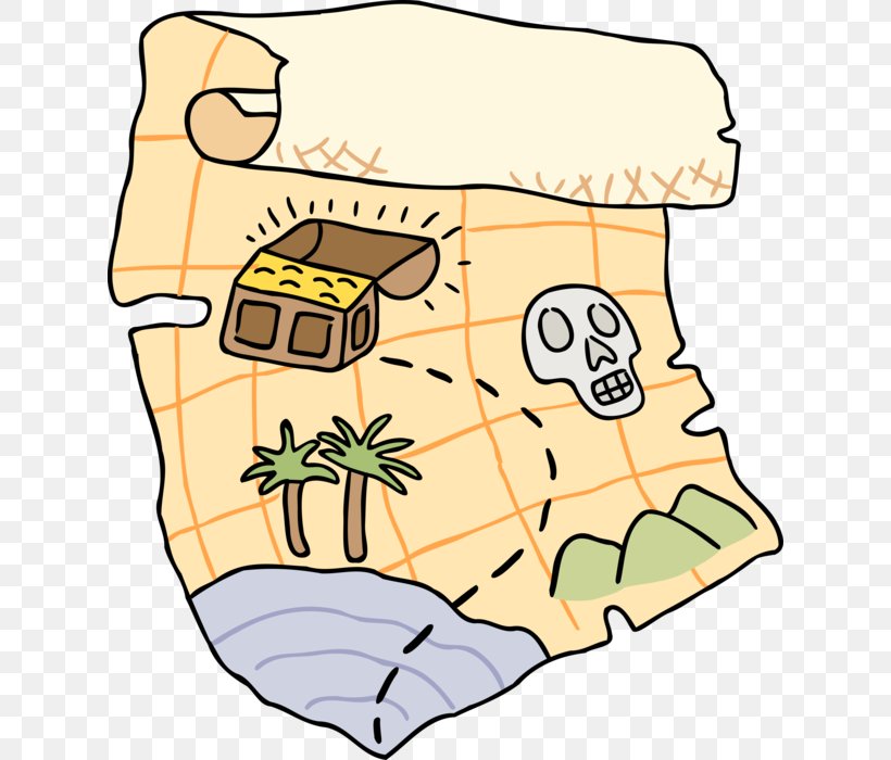 Map Cartoon, PNG, 622x700px, Treasure Hunt, Buried Treasure, Game, Line Art, Piracy Download Free