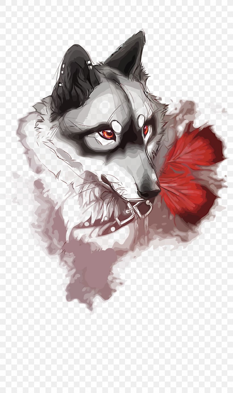 Siberian Husky Gray Wolf African Wild Dog Illustration, PNG, 1500x2525px, Siberian Husky, African Wild Dog, Dog Like Mammal, Drawing, Fur Download Free