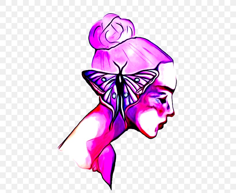 Purple Pink Magenta Fashion Illustration Graphic Design, PNG, 500x672px, Purple, Drawing, Fashion Illustration, Fictional Character, Magenta Download Free