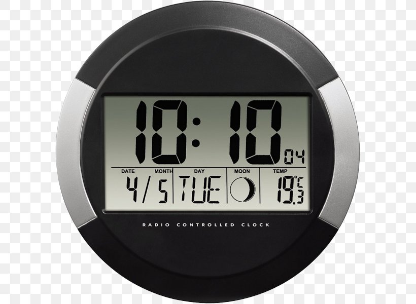 Radio Clock Digital Data Digital Clock Hama Photo, PNG, 603x600px, Clock, Alarm Clock, Brand, Digital Clock, Digital Data Download Free