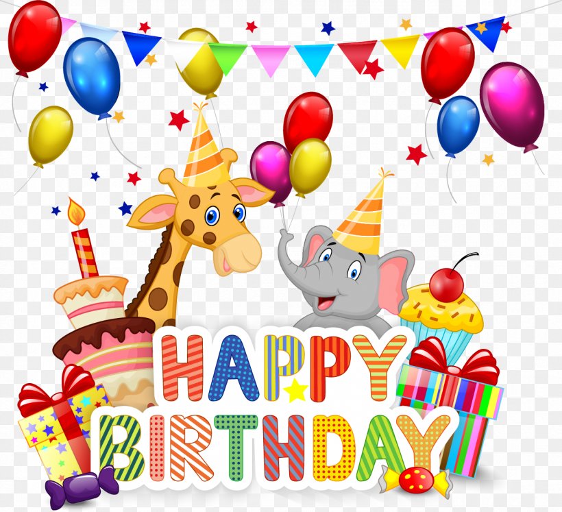 Birthday Cake Cupcake Cartoon, PNG, 1277x1164px, Giant Panda, Anniversary,  Balloon, Birthday, Birthday Cake Download Free