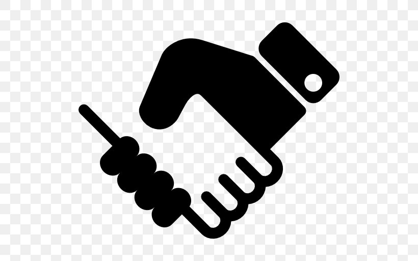 Handshake, PNG, 512x512px, Handshake, Black And White, Brand, Business, Finger Download Free